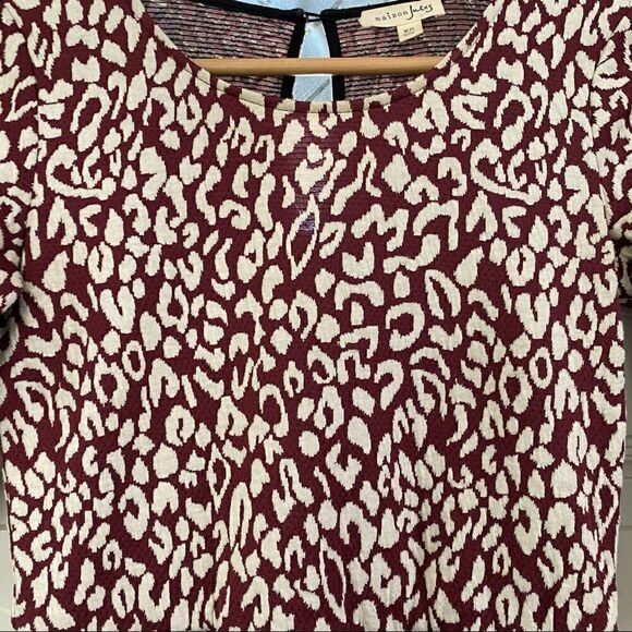 Maison Jules 3/4 Sleeve Leopard Print Dress - Picture 9 of 15